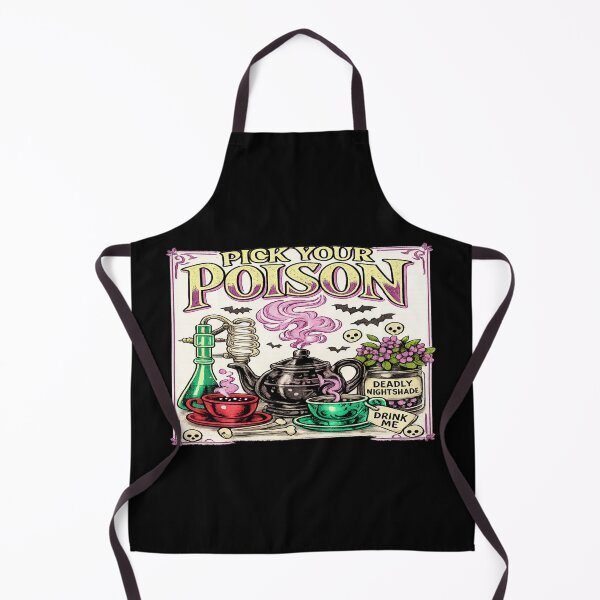 Item preview, Whimsigoth Poison Tea Shirt for Gothic Tea Lovers designed and sold by POD DYNASTY | Original Print On Demand T-Shirt Graphics.