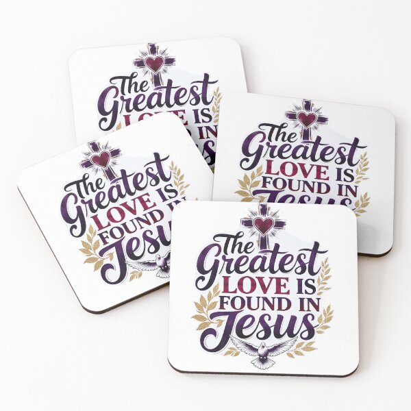 Item preview, The Greatest Love Is Found In Jesus designed and sold by Ever-Shop.
