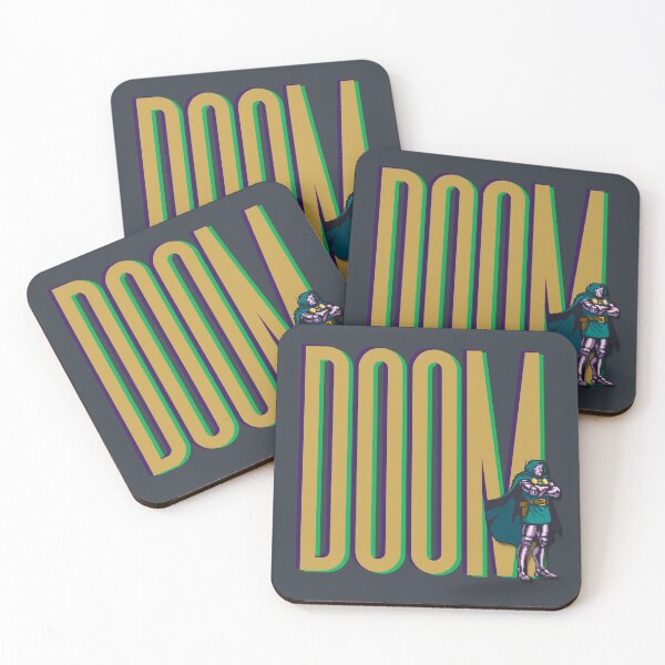 Item preview, DOOM | Retro Pixel Villain Typography Design designed and sold by thelastseat.