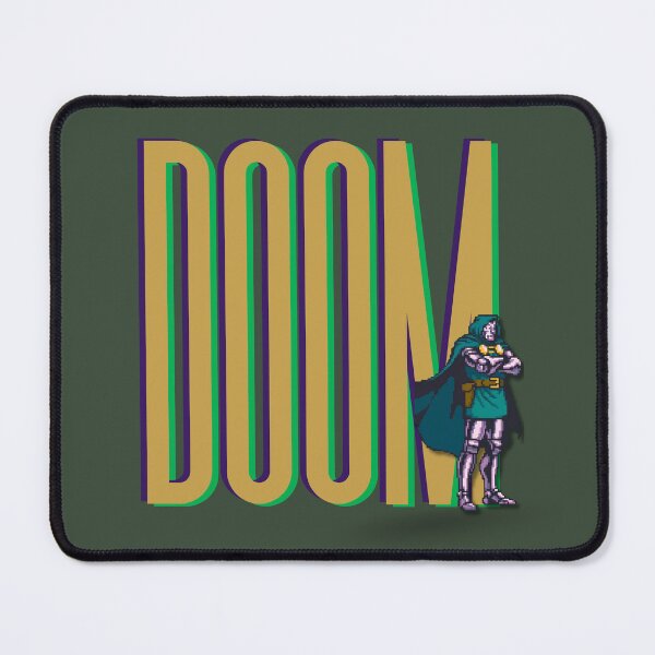 Item preview, DOOM | Retro Pixel Villain Typography Design designed and sold by thelastseat.