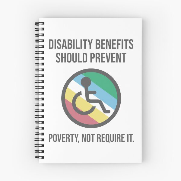 Item preview, Disability benefits should not require poverty. designed and sold by Rachel the Artist .