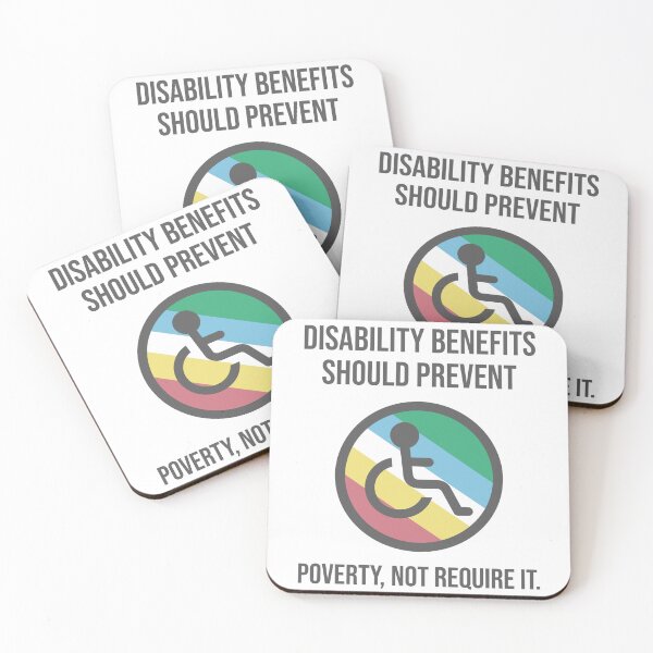 Item preview, Disability benefits should not require poverty. designed and sold by Rachel the Artist .