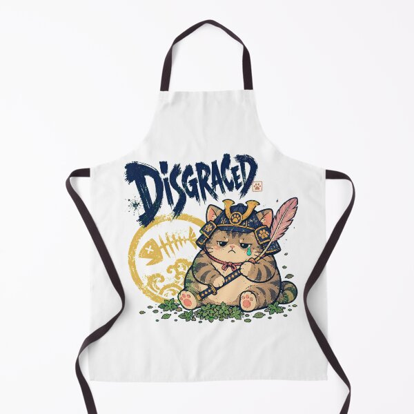 Item preview, Disgraced Samurai Cat Kawaii Tabby Japanese Humor designed and sold by chattsuede.