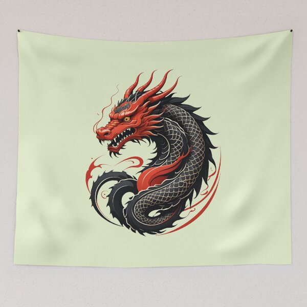 Item preview, Simple style Japanese dragon designed and sold by El arte del dragón eterno.