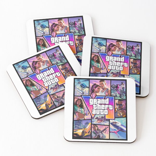 Item preview, gta 6 vice sunset city designed and sold by AlienSlang.