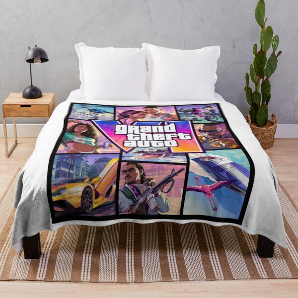 Item preview, gta 6 vice sunset city designed and sold by AlienSlang.