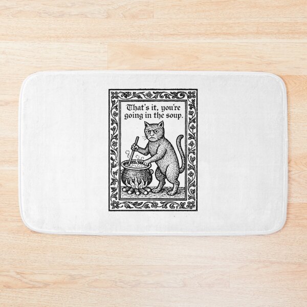 Item preview, funny medieval cat meme - vintage bookish designed and sold by AlienSlang.