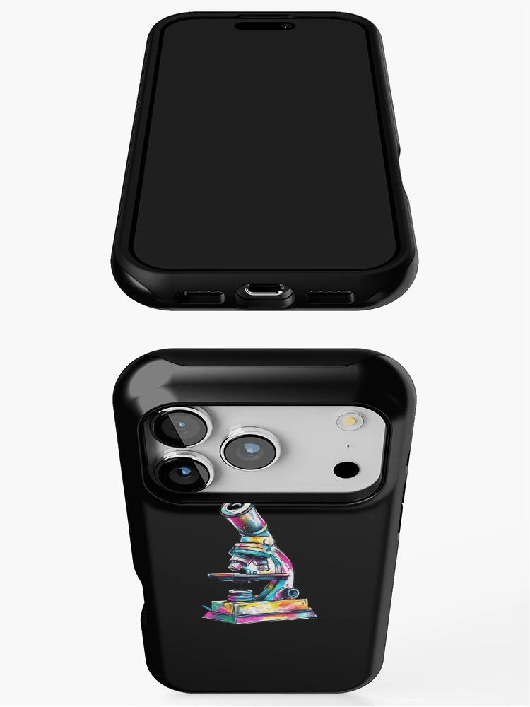 Thumbnail 3 of 4, iPhone Case, Colorful Microscope designed and sold by Codavid85.