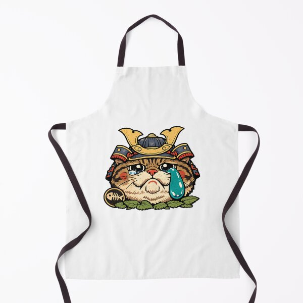 Item preview, Crying Samurai Cat Kawaii Japanese Anime Lover designed and sold by chattsuede.