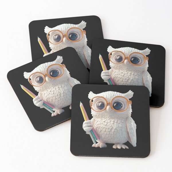 Item preview, Adorable Owl with Glasses designed and sold by Codavid85.