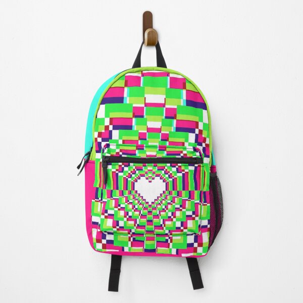 Item preview, Pixel Heart Kaleidoscope - Synthwave 3 designed and sold by animinimal.