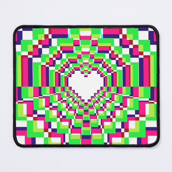 Item preview, Pixel Heart Kaleidoscope -  Synthwave 3 designed and sold by animinimal.