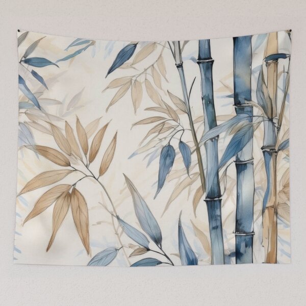 Item preview, Blue Bamboo Garden  designed and sold by WeaveSphere.