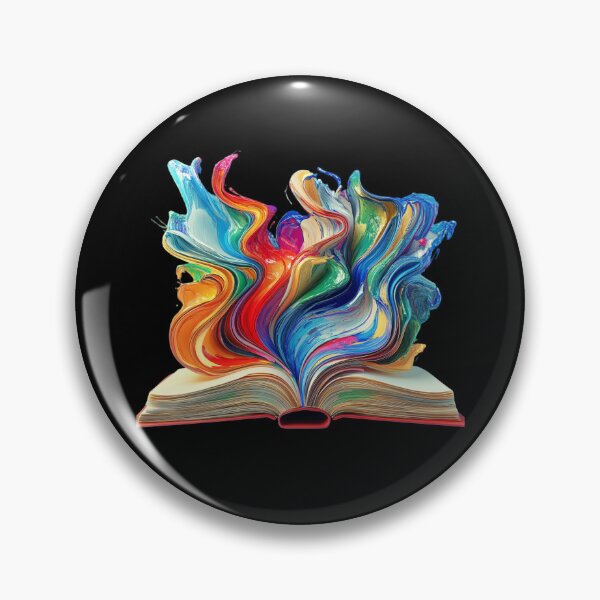 Item preview, Vibrant Colors Exploding from Book designed and sold by Codavid85.