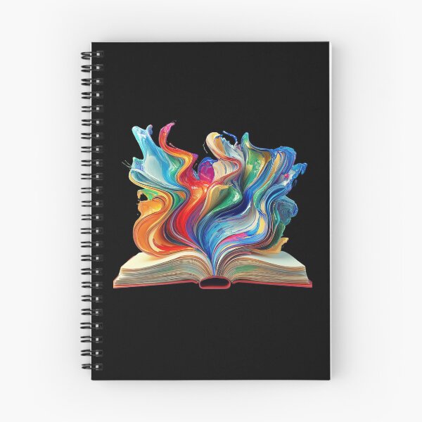 Item preview, Vibrant Colors Exploding from Book designed and sold by Codavid85.