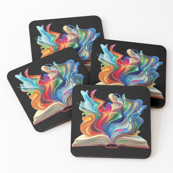 Item preview, Vibrant Colors Exploding from Book designed and sold by Codavid85.