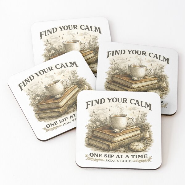Item preview, Vintage Coffee & Book Lover Design designed and sold by JKDJ.