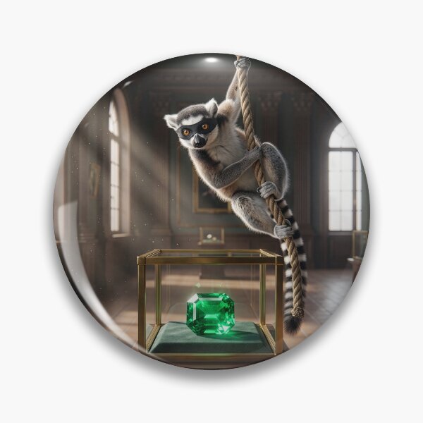 Item preview, Ring-Tailed Lemur Jewel Heist designed and sold by Tridentulus.