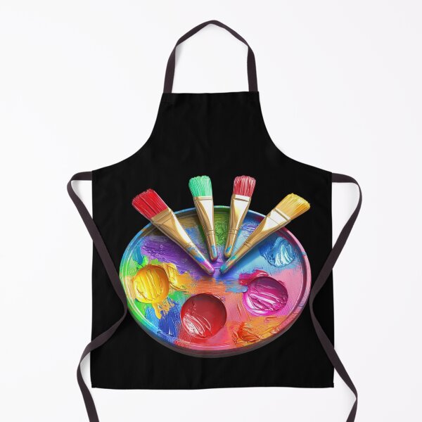 Item preview, Colorful Paint Palette with Brushes designed and sold by Codavid85.