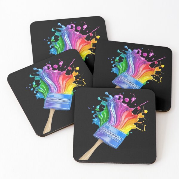 Item preview, Colorful Paintbrush Splash designed and sold by Codavid85.