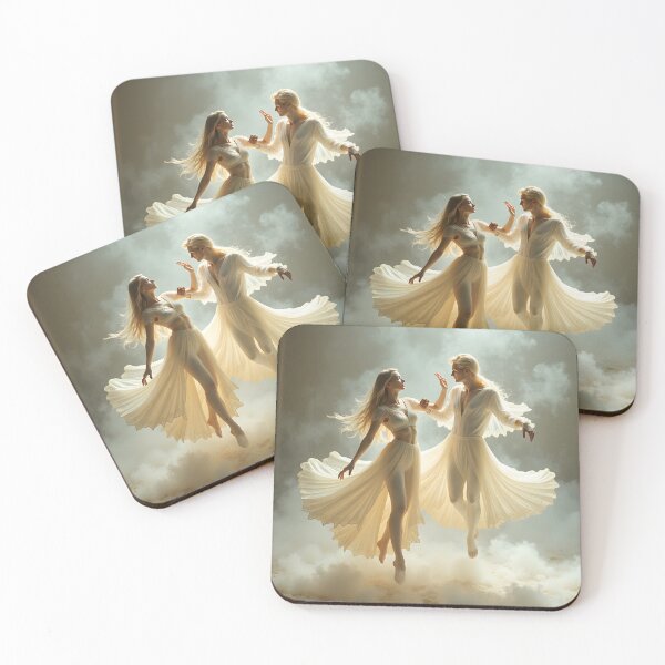 Item preview, The Ballet of Liquid Devotion: Ethereal Milk Levitation Art Canvas designed and sold by Creative-RE.