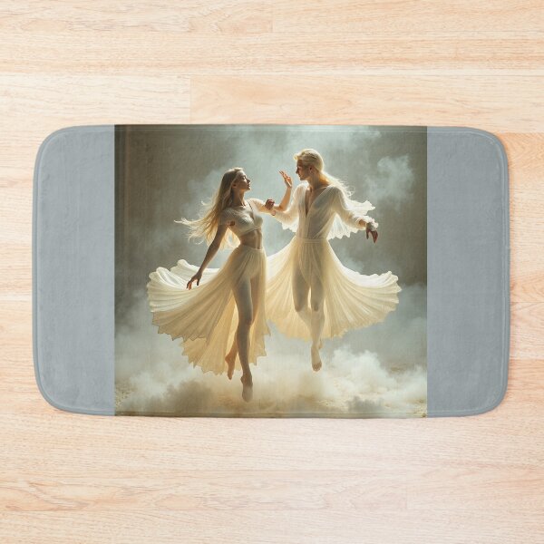 Item preview, The Ballet of Liquid Devotion: Ethereal Milk Levitation Art Canvas designed and sold by Creative-RE.