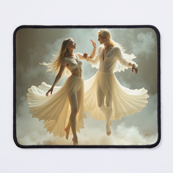 Item preview, The Ballet of Liquid Devotion: Ethereal Milk Levitation Art Canvas designed and sold by Creative-RE.