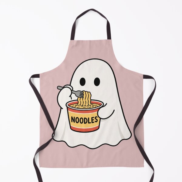 Item preview, Cute Ghost Eating Noodles designed and sold by LuloCreative.