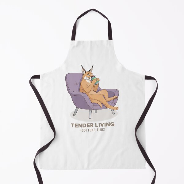 Item preview, Caracal Drinking Soda Vintage Aesthetic designed and sold by COZY VINTAGE animal.