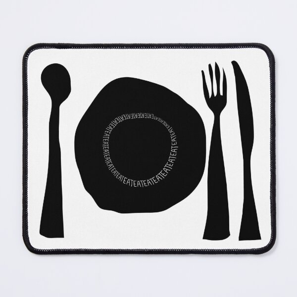 Item preview, Gráfico de platos y utensilios de cocina designed and sold by Hena Tayeb.