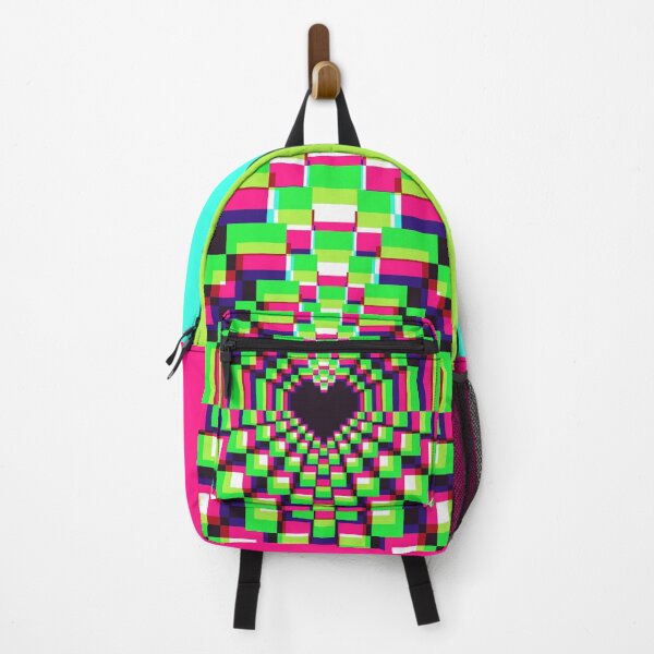 Item preview, Dark Pixel Heart Kaleidoscope - Synthwave 3 designed and sold by animinimal.