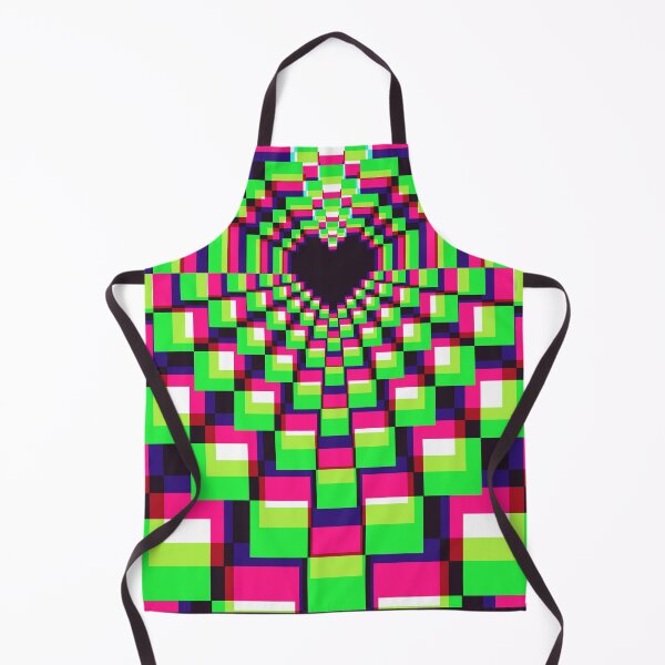 Item preview, Dark Pixel Heart Kaleidoscope - Synthwave 3 designed and sold by animinimal.