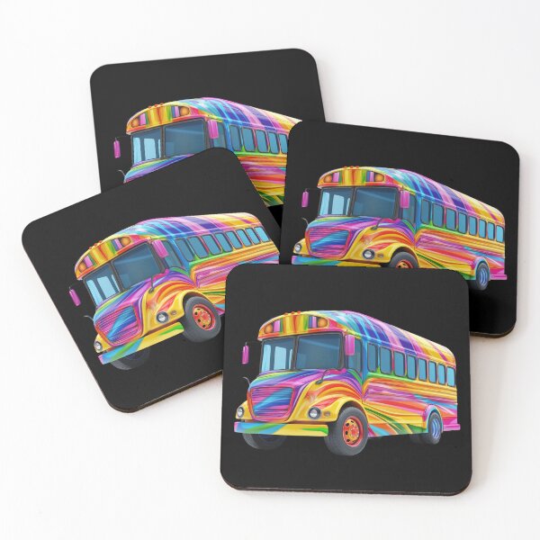Item preview, Colorful Psychedelic Bus designed and sold by Codavid85.