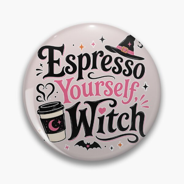 Item preview, Espresso Yourself, Witch | Funny Halloween Coffee Lover Design designed and sold by TheStephanieRome.