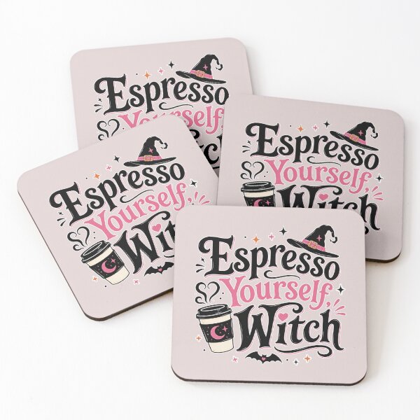 Item preview, Espresso Yourself, Witch | Funny Halloween Coffee Lover Design designed and sold by TheStephanieRome.