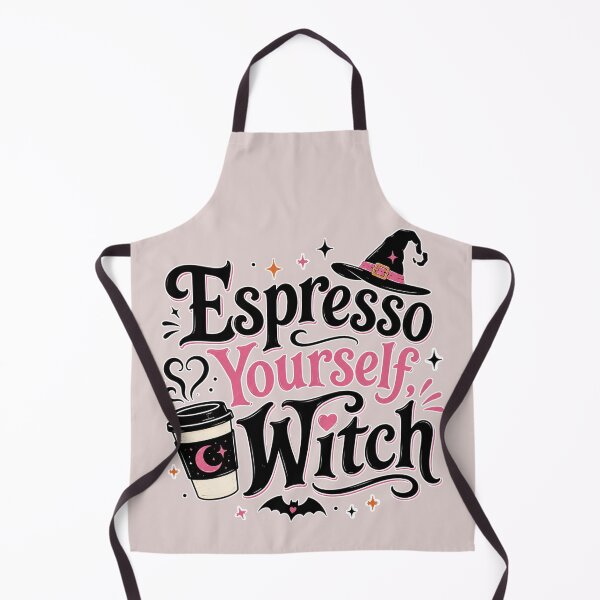 Item preview, Espresso Yourself, Witch | Funny Halloween Coffee Lover Design designed and sold by TheStephanieRome.