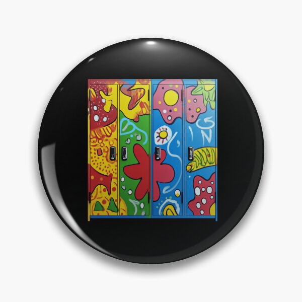 Item preview, Colorful Abstract Locker Design designed and sold by Codavid85.