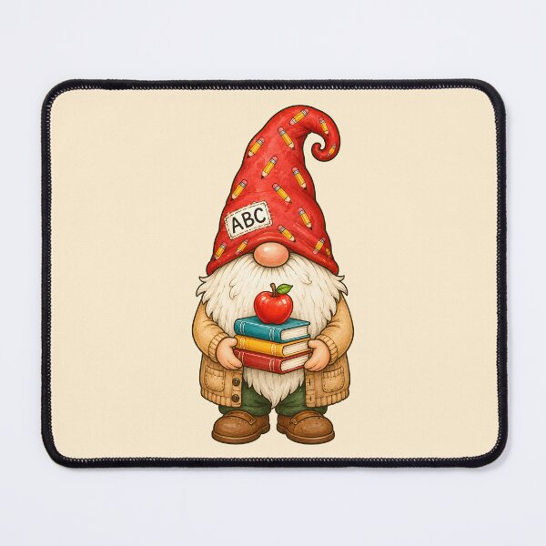 Item preview, Teacher Gnome with Books and Apple designed and sold by Victor Shadehorn.