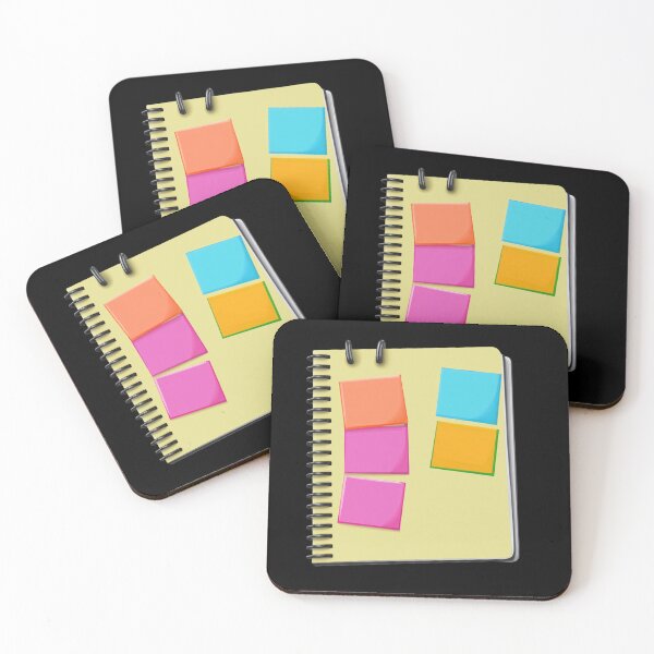 Item preview, Colorful Sticky Notes on Notebook designed and sold by Codavid85.