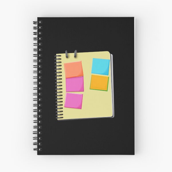 Item preview, Colorful Sticky Notes on Notebook designed and sold by Codavid85.