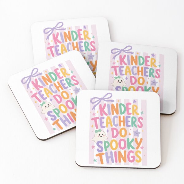 Item preview, Coquette Kinder Teacher Spooky Things, Halloween Teacher designed and sold by Adadita.