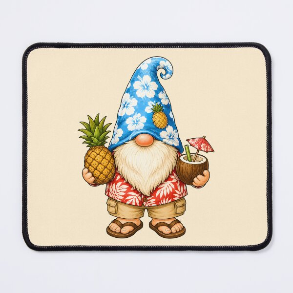Item preview, Tropical Pineapple Gnome Coconut Escape designed and sold by Victor Shadehorn.