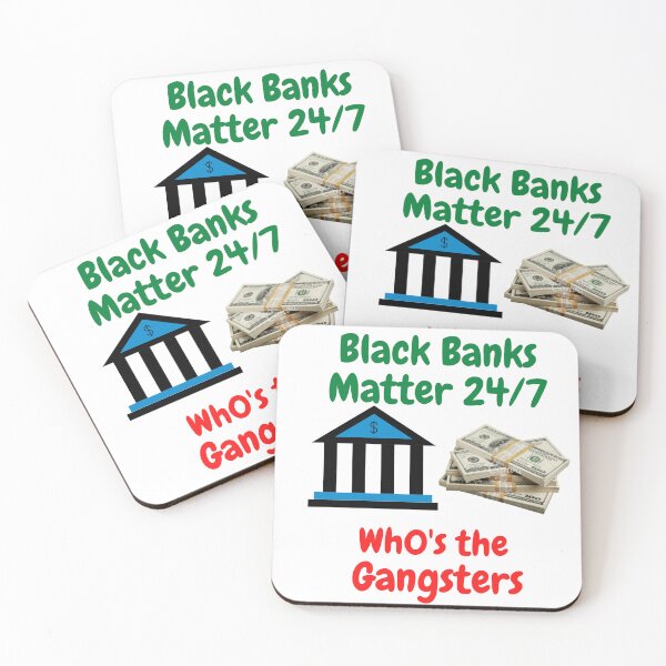 Item preview, Black Banks Matter 24/7 Who's The Gangsters Home & Lifestyle Everyday Essentials  Personal Accessories  Lifestyle Accessories  Home Goods  Decor & Accessories  Gadgets & Gear  Daily Use Items designed and sold by blackbankmatter.