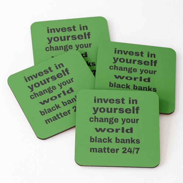 Item preview, Invest in Yourself, Change Your World – Black Banks Matter T-Shirt designed and sold by blackbankmatter.