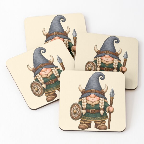 Item preview, Shieldmaiden Gnome of the Nordic North designed and sold by Victor Shadehorn.
