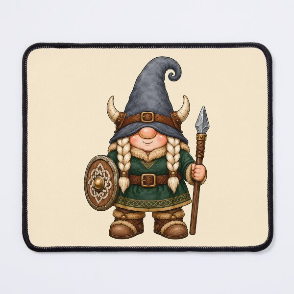 Item preview, Shieldmaiden Gnome of the Nordic North designed and sold by Victor Shadehorn.