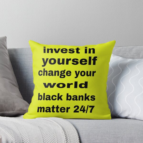 Item preview, Invest in Yourself, Change Your World – Black Banks Matter T-Shirt designed and sold by blackbankmatter.