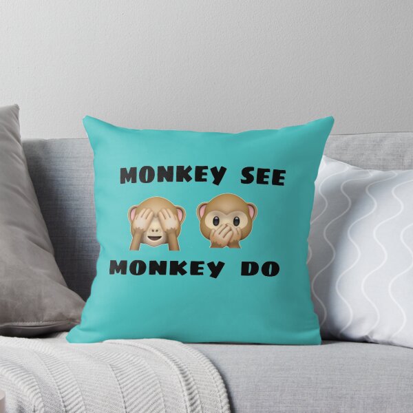 Item preview, monkey see monkey do clothing and accessories. designed and sold by blackbankmatter.