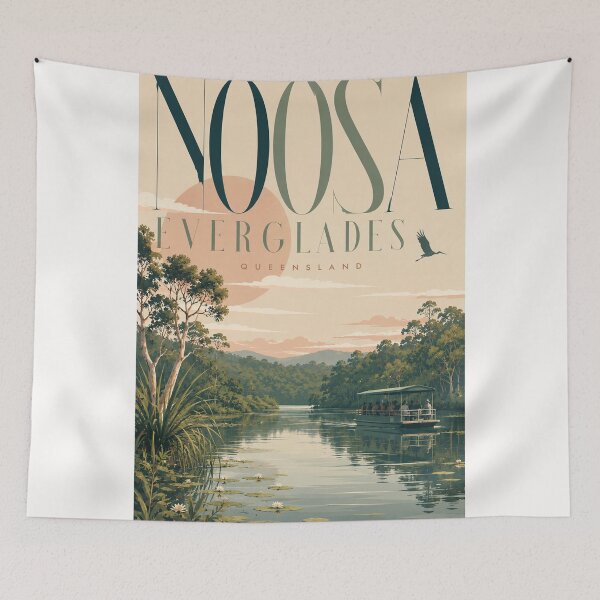 Item preview, Noosa Everglades Sunshine Coast Queensland Wetlands designed and sold by Places On Earth.