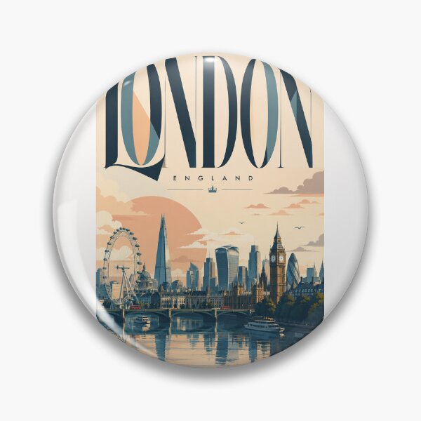 Artikelvorschau, Londoner Skyline mit Westminster und der Themse entworfen und verkauft von Places On Earth.